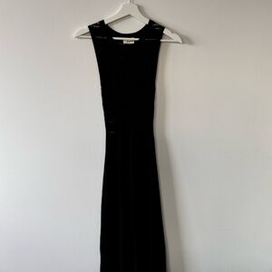 Rodier - French crochet top Elegant Black Sleeveless Dress